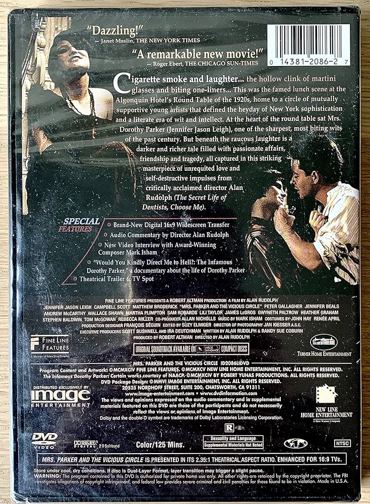 DVD「8P channel」Vol.1〜「8P channel 8」Vol.3 Amazon.com: Mrs. Parker and the Vicious Circle : Jennifer